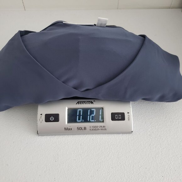 Susan Graver Womens Liquid Knit Tunic Top Size 2X Chiffon Tiers Lace Sleeves - Picture 8 of 9